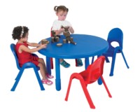 My Value Sets - Preschool - 36" Round Table & chairs  table, chair, preschool, children church chair, classroom chair