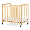 SafetyCraft Fixed Side Clearview Crib 