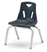 Berries Series Children's Stack Chair - Chrome Legs - 369003