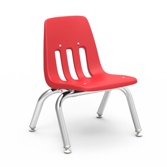 Virco - 9000 Series ~ 4-Leg Stack Chair ~ Metal Frame/ Plastic