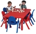 My Value Sets - Preschool - Rectangle Table & chairs (6) - AB705206