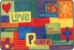 Spiritual Fruit Painted Rug  - 
