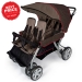 LX4 - 4 Passenger /Dual Canopy Folding Stroller - EarthScape - 4140167 - 4140167