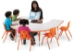 Rainbow Accents KYDZ Activity Table  -  Horseshoe - 6445JC - 6445JC RBluematchPebble GrayToddler