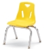 Berries Series Children's Stack Chair - Chrome Legs - 369003