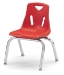 Berries Series Children's Stack Chair - Chrome Legs - 369003