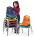 Berries Series Children's Stack Chair - Chrome Legs - 369003